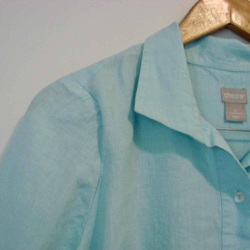 Linen Tunic Top - Picture 6 of 11